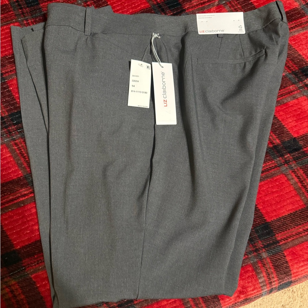 Liz Claiborne Gray Classic Trousers